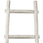White Decorative Ladder Shelve By Homeroots | Wall Decor | Modishstore - 6