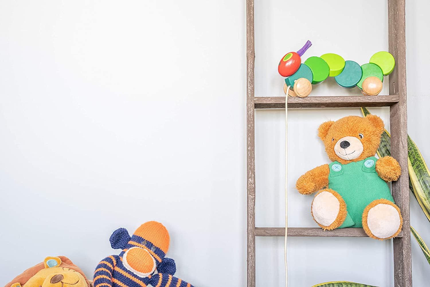 5 Step Rustic Wood Ladder Shelf By Homeroots | Wall Decor | Modishstore - 8