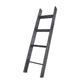 4 Step Blackwash Rustic Wood Ladder Shelf By Homeroots | Wall Decor | Modishstore - 1