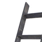 4 Step Blackwash Rustic Wood Ladder Shelf By Homeroots | Wall Decor | Modishstore - 3
