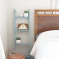 5 Step Rustic Turquoise Wood Ladder Shelf By Homeroots | Wall Decor | Modishstore - 6