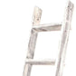 White Rustic Four Step Wood Ladder Shelf By Homeroots | Wall Decor | Modishstore - 3