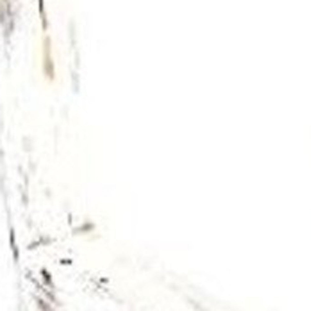 4 Step Rustic White Wood Ladder Shelf By Homeroots | Wall Decor | Modishstore - 4