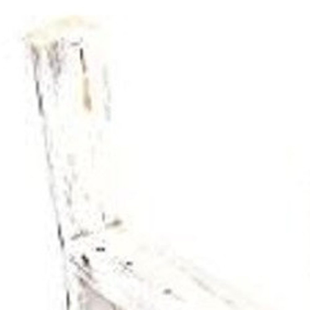 4 Step Rustic White Wood Ladder Shelf By Homeroots | Wall Decor | Modishstore - 5