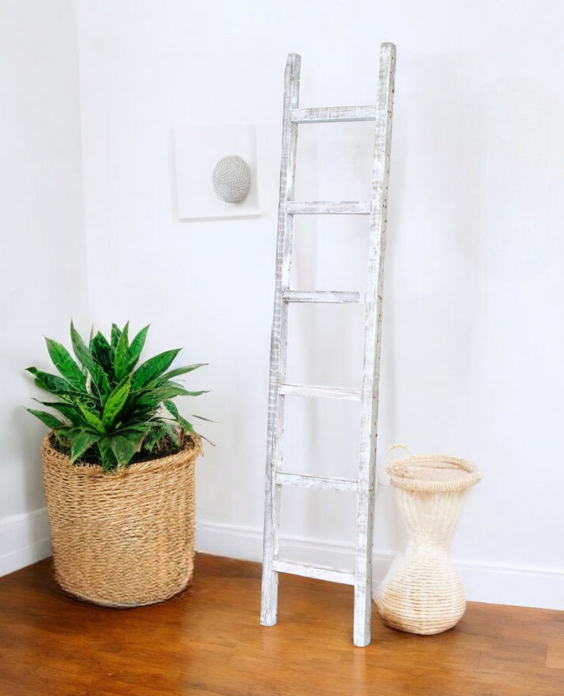 White Wood Hanging Dimensional Sculpture By Homeroots | Wall Decor | Modishstore - 1