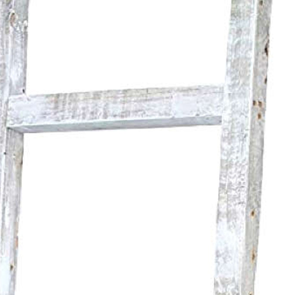 White Wood Hanging Dimensional Sculpture By Homeroots | Wall Decor | Modishstore - 8