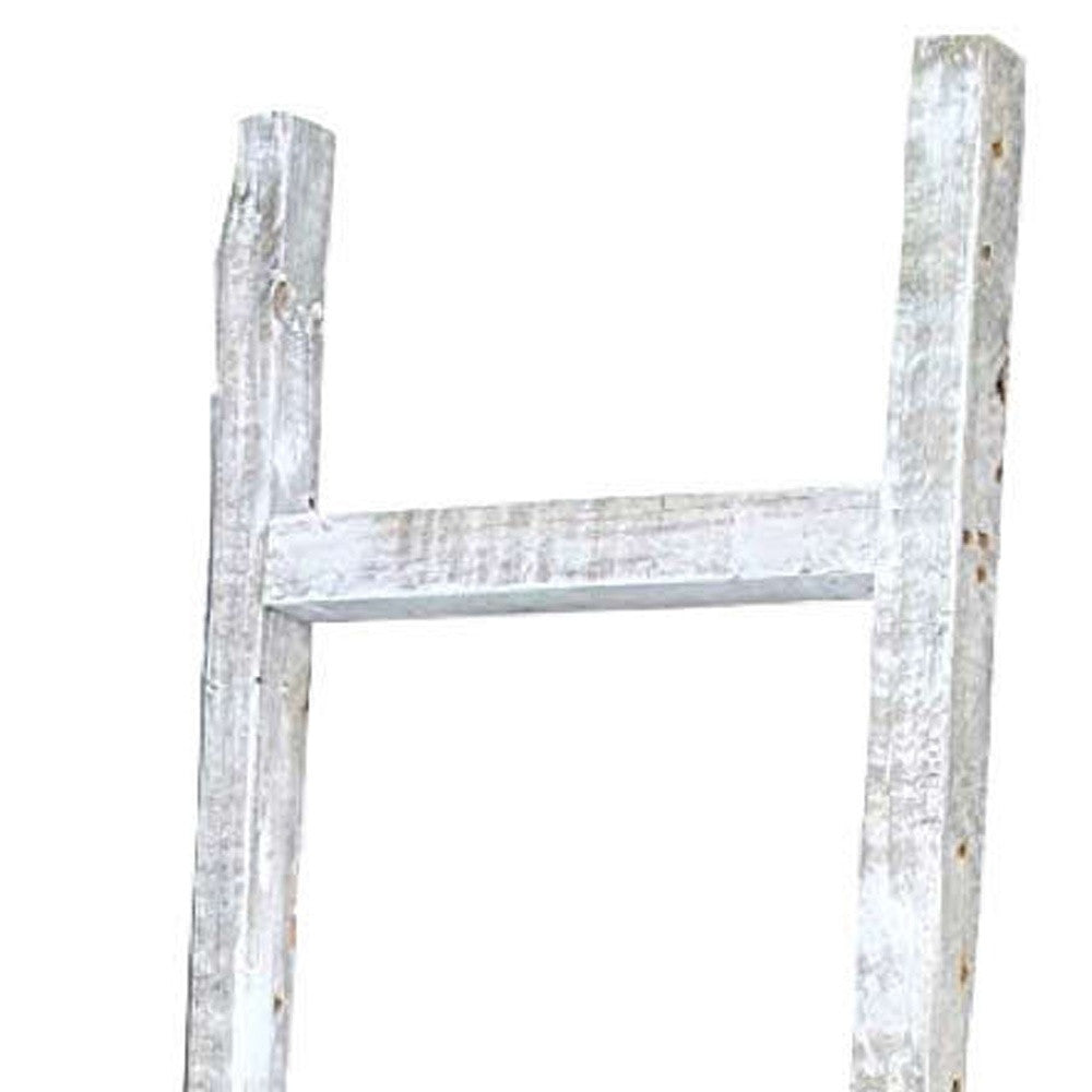 White Wood Hanging Dimensional Sculpture By Homeroots | Wall Decor | Modishstore - 7