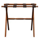 Hotel Light Walnut Folding Luggage Rack With 4 Straps By Homeroots | Nightstands | Modishstore - 4