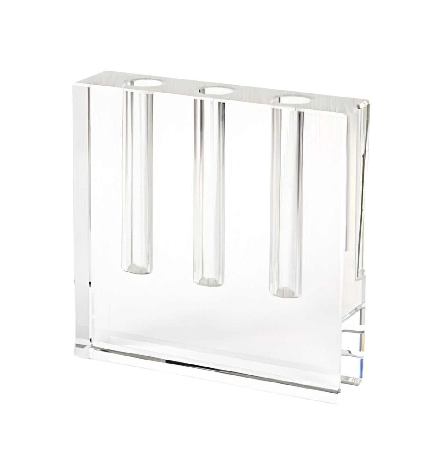Clear Crystal Clear Square Table Vase By Homeroots | Vases | Modishstore - 2