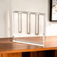 Clear Crystal Clear Square Table Vase By Homeroots | Vases | Modishstore - 1