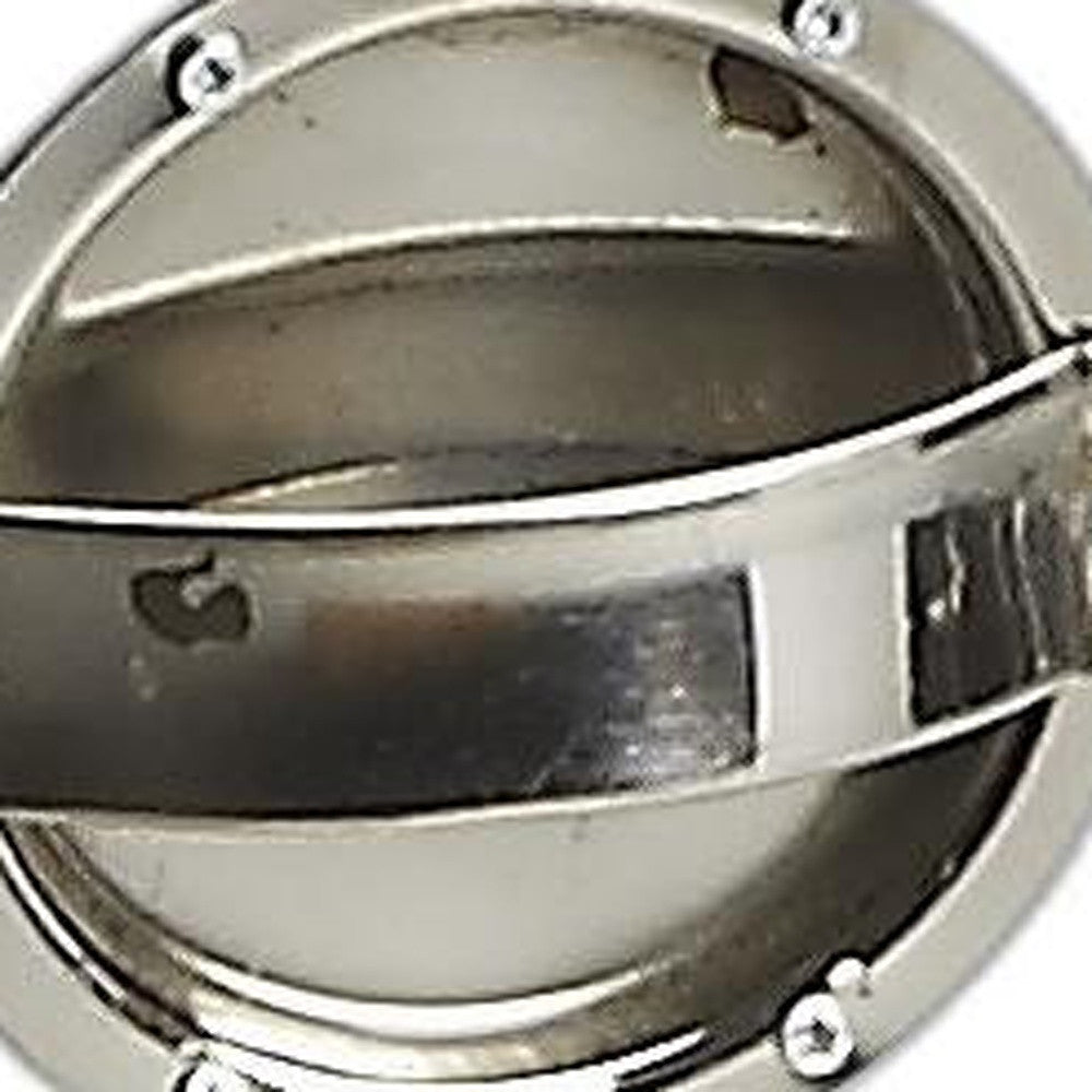 Silver Metal Two Drawer Chest By Homeroots | Dressers | Modishstore - 5