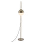 Bronze Steel Floor Lamp With Bronze Steel Globe Shade By Homeroots | Floor Lamps | Modishstore - 3