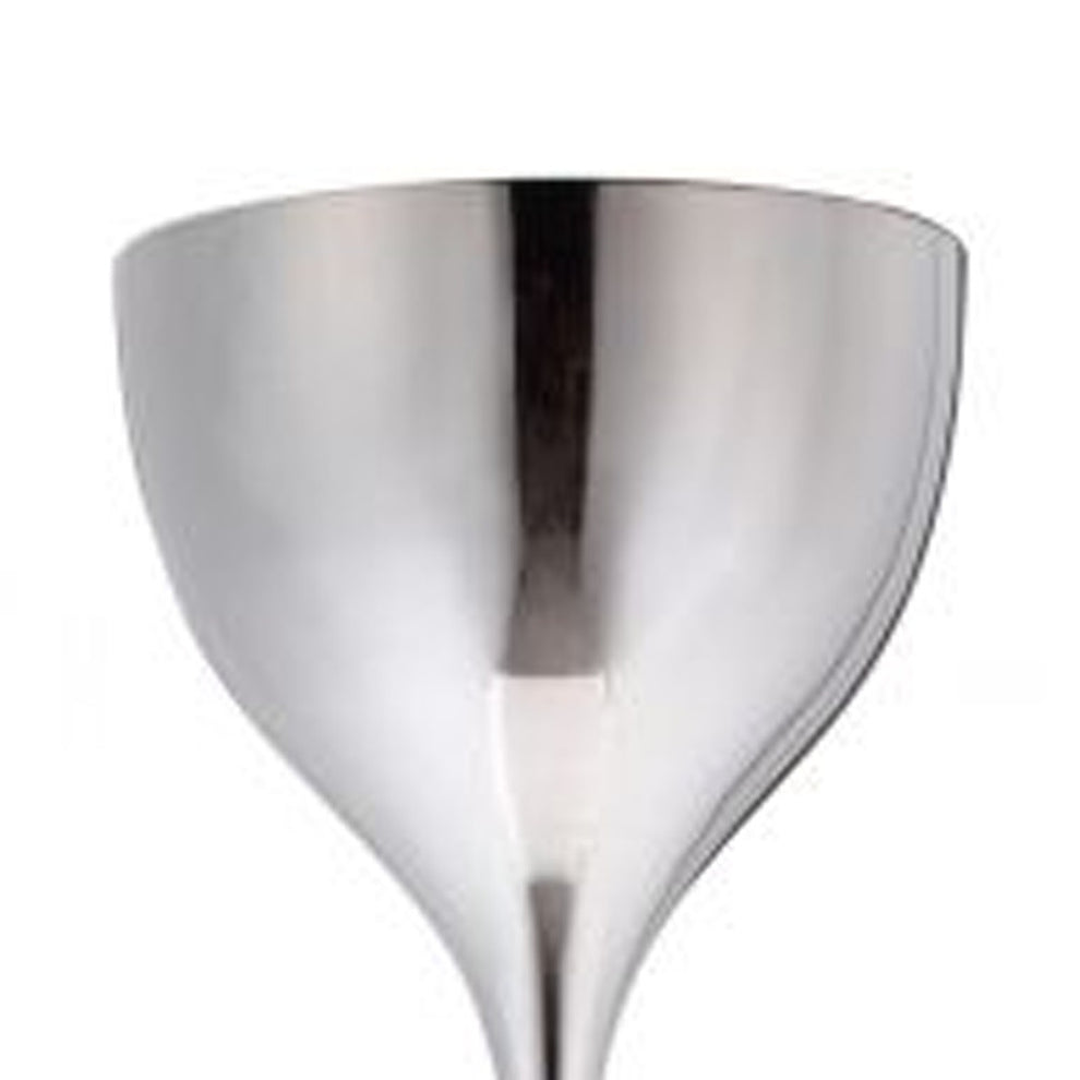 Steel Floor Lamp With Silver Steel Bell Shade By Homeroots | Floor Lamps | Modishstore - 3