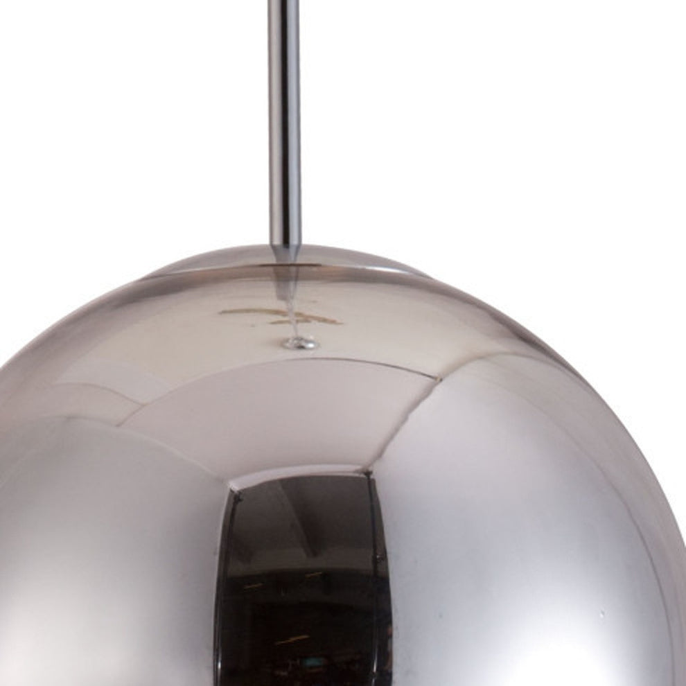 Silver Lantern Metal Dimmable Ceiling Light By Homeroots | Chandeliers | Modishstore - 4