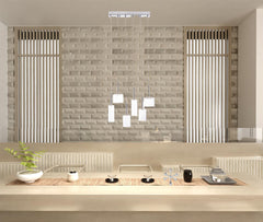 Silver Kitchen Island Six Light Metal LED Ceiling Light With Shades By Homeroots