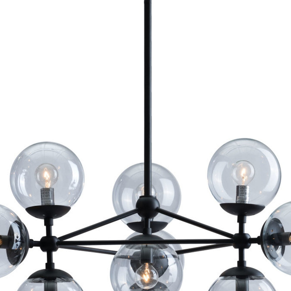 Abundant Ceiling Lamp Black By Homeroots | Chandeliers | Modishstore - 2