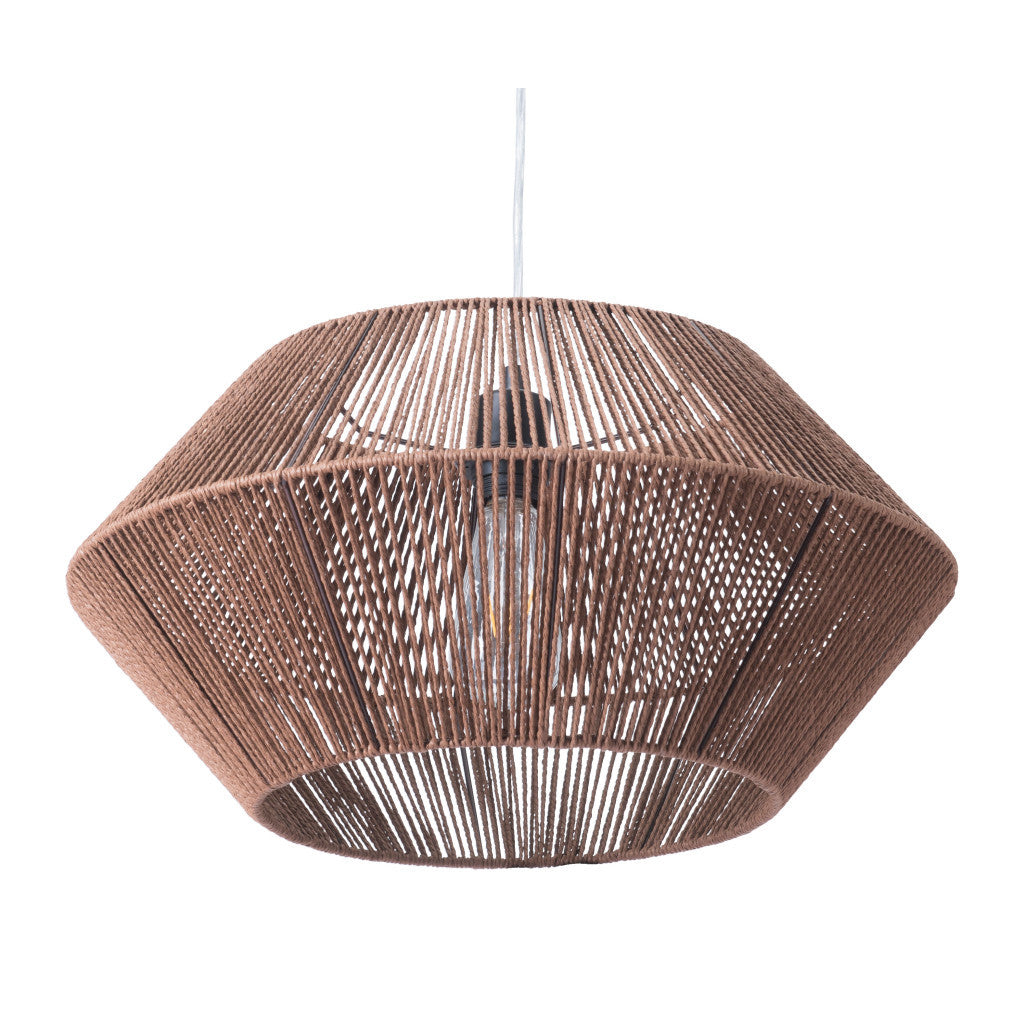 Brown Dashy Ceiling Lamp By Homeroots | Chandeliers | Modishstore - 6