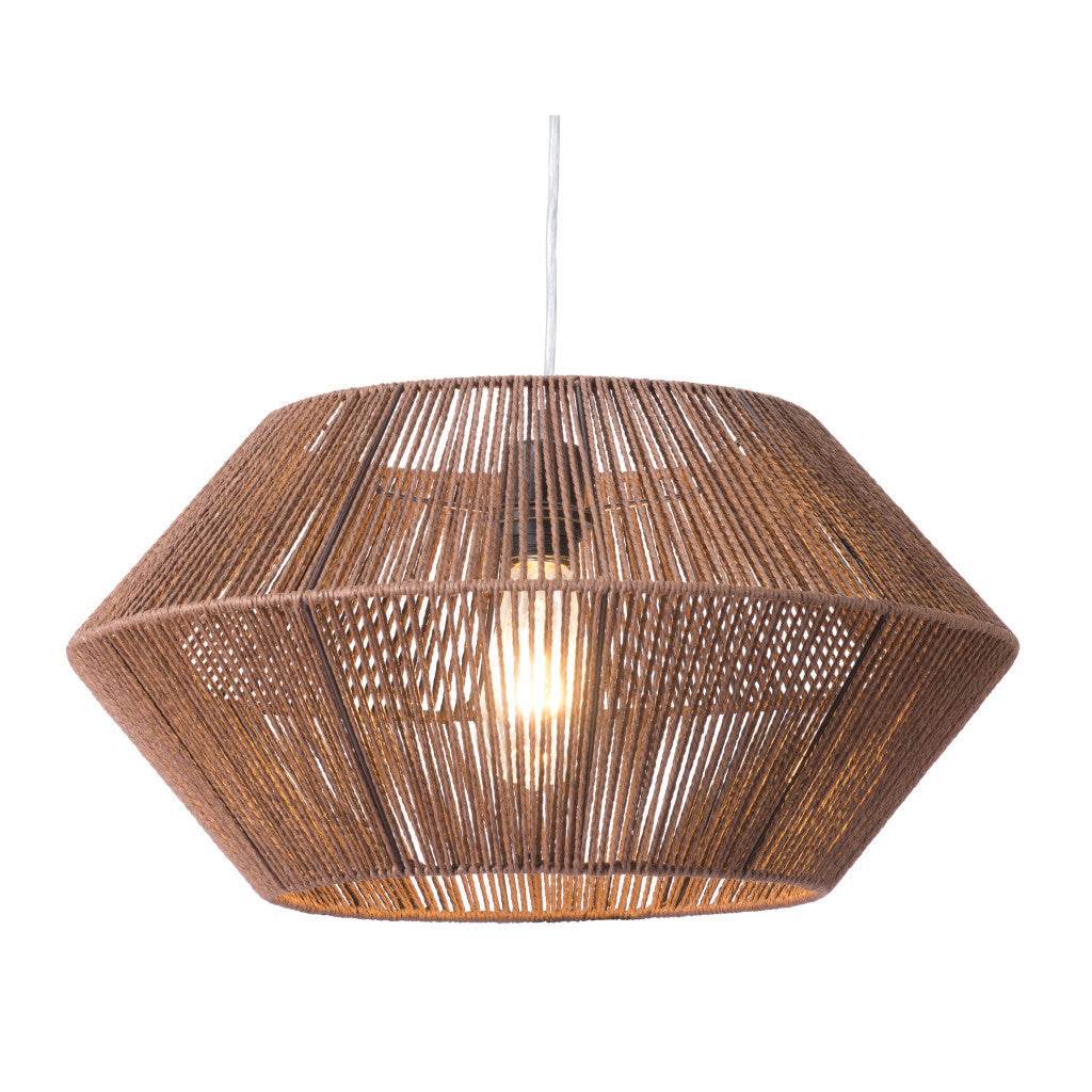 Brown Dashy Ceiling Lamp By Homeroots | Chandeliers | Modishstore - 2
