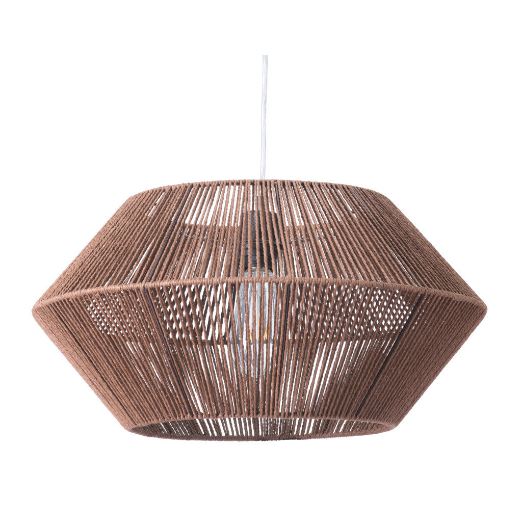 Brown Dashy Ceiling Lamp By Homeroots | Chandeliers | Modishstore - 3