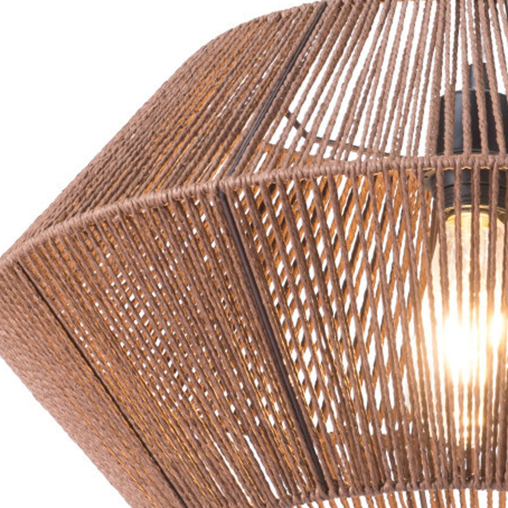 Brown Dashy Ceiling Lamp By Homeroots | Chandeliers | Modishstore - 8