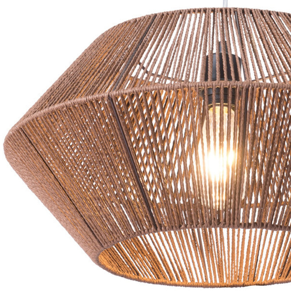 Brown Dashy Ceiling Lamp By Homeroots | Chandeliers | Modishstore - 7