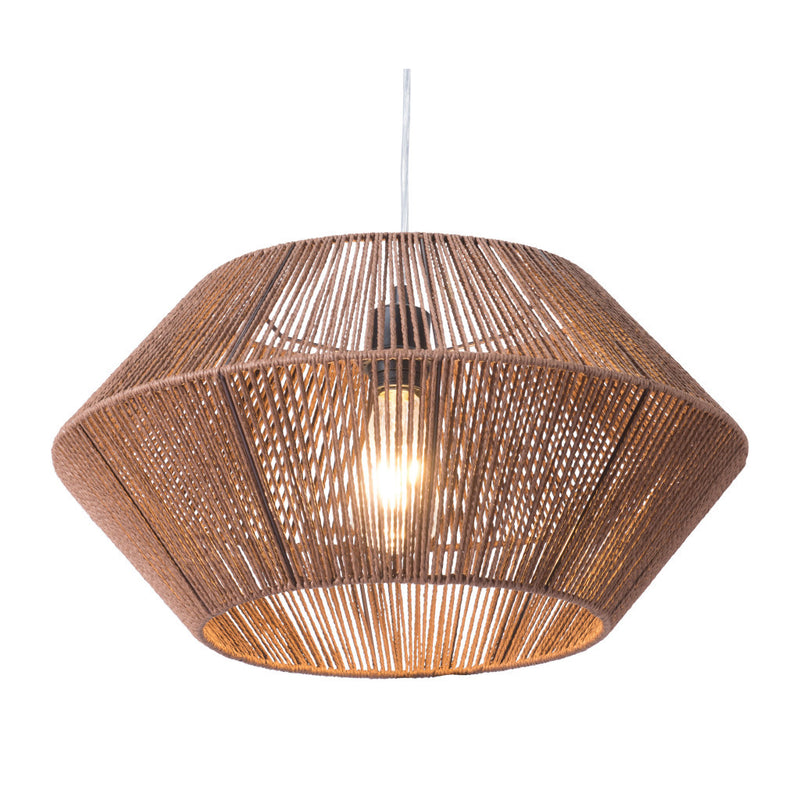 Brown Dashy Ceiling Lamp By Homeroots | Chandeliers | Modishstore - 1