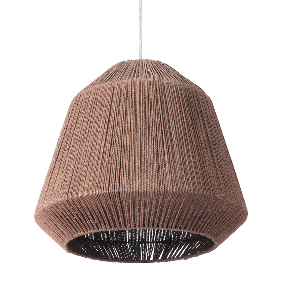Brush Natural Ceiling Lamp By Homeroots | Chandeliers | Modishstore - 2