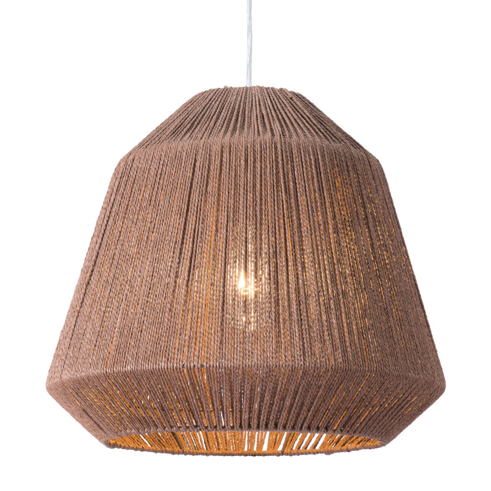 Brush Natural Ceiling Lamp By Homeroots | Chandeliers | Modishstore - 3
