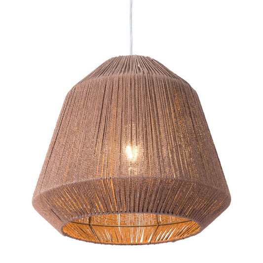 Brush Natural Ceiling Lamp By Homeroots | Chandeliers | Modishstore - 1