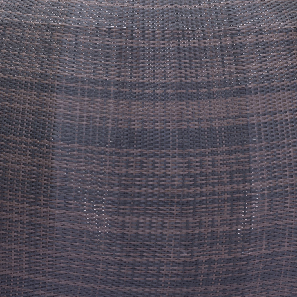 Teardrop Shaped Brown and Beige Daybed By Homeroots | Outdoor Sofas, Loveseats & Sectionals | Modishstore - 6