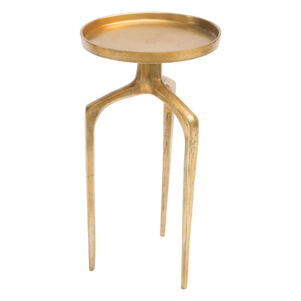 Set Of Two Gold Nested Tables By Homeroots | End Tables | Modishstore - 6