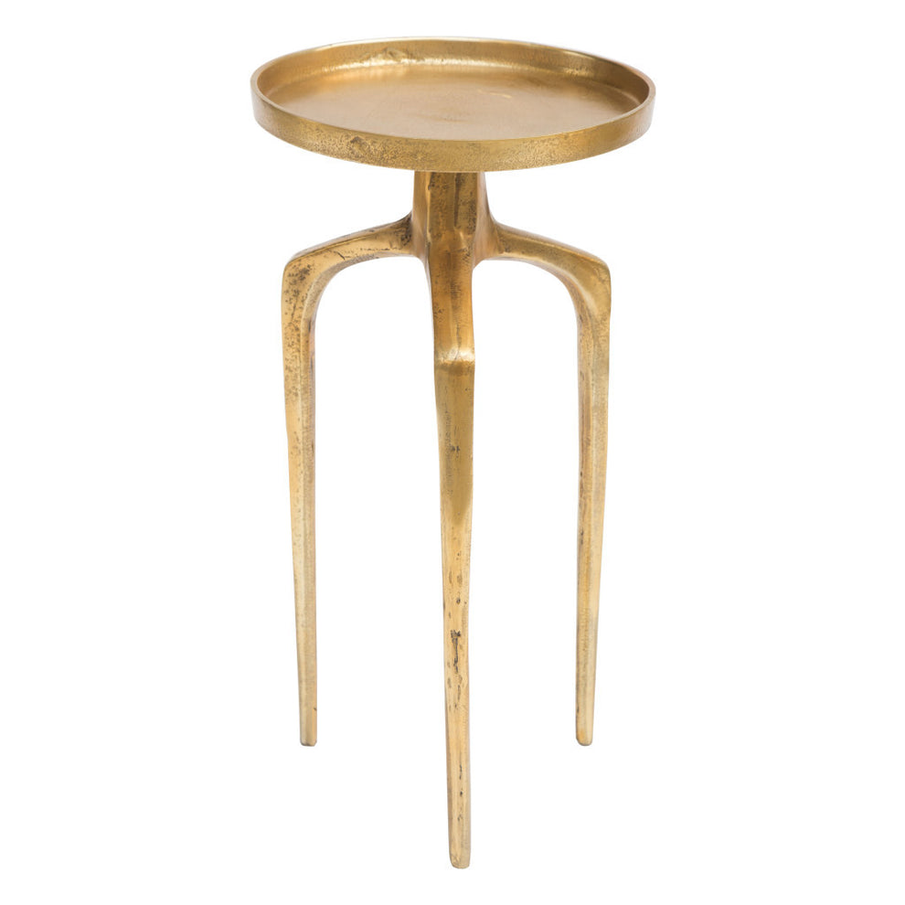 Set Of Two Gold Nested Tables By Homeroots | End Tables | Modishstore - 8