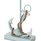 Set of Two Blue Coastal Anchor Table Lamps With Beige Shade By Homeroots | Table Lamps | Modishstore - 6
