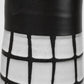 Black And White Abstract Cylinder Ceramic Table Vase By Homeroots | Vases | Modishstore - 4