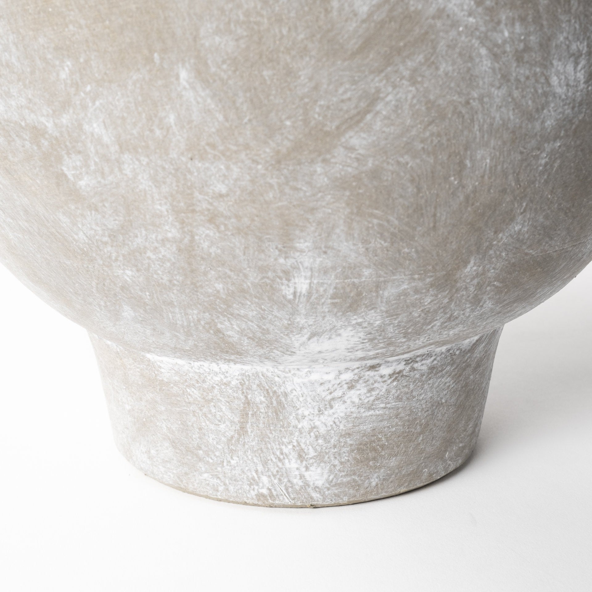 Brown Abstract Cylinder Ceramic Table Vase By Homeroots | Vases | Modishstore - 5