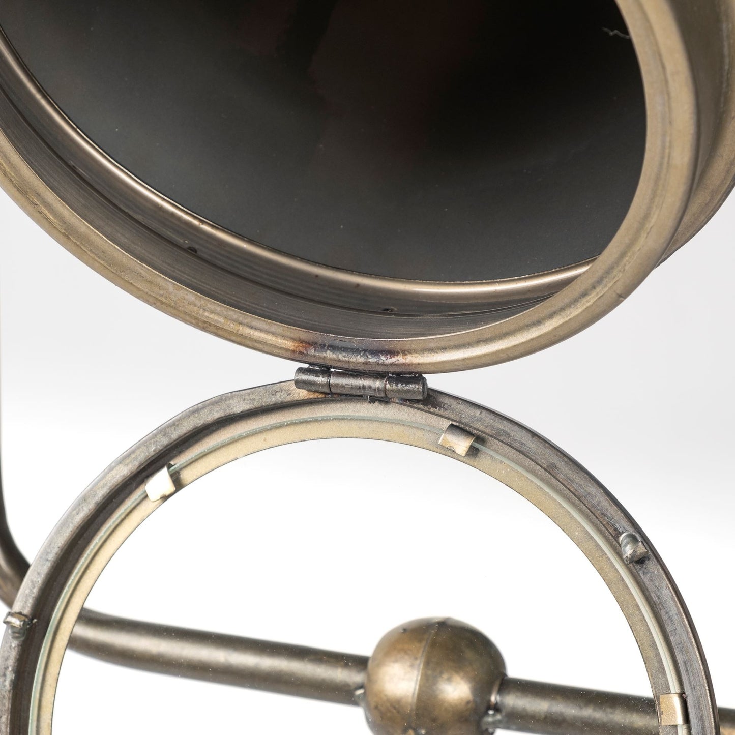 Gold LED Floor Lamp With Gold Metal Shade By Homeroots | Floor Lamps | Modishstore - 7