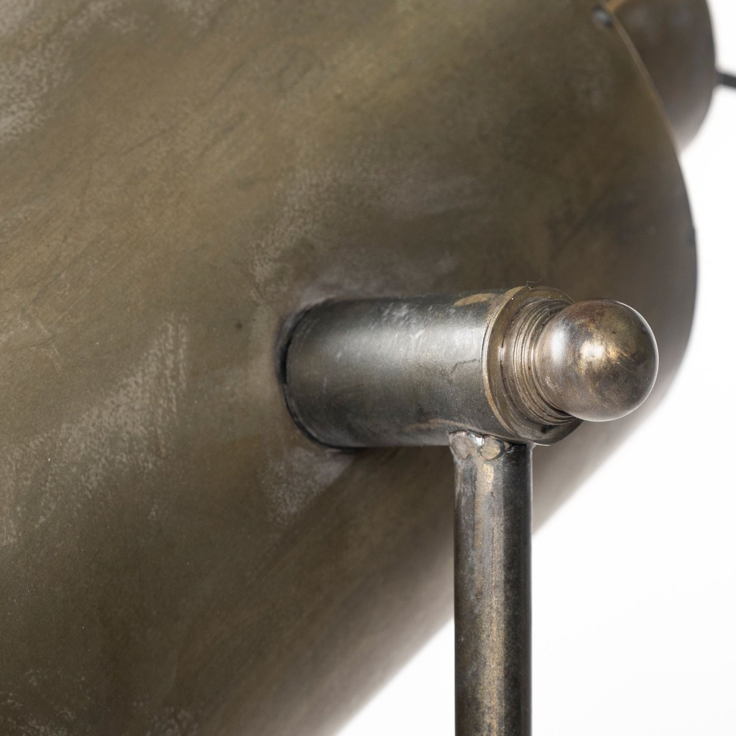 Gold LED Floor Lamp With Gold Metal Shade By Homeroots | Floor Lamps | Modishstore - 3