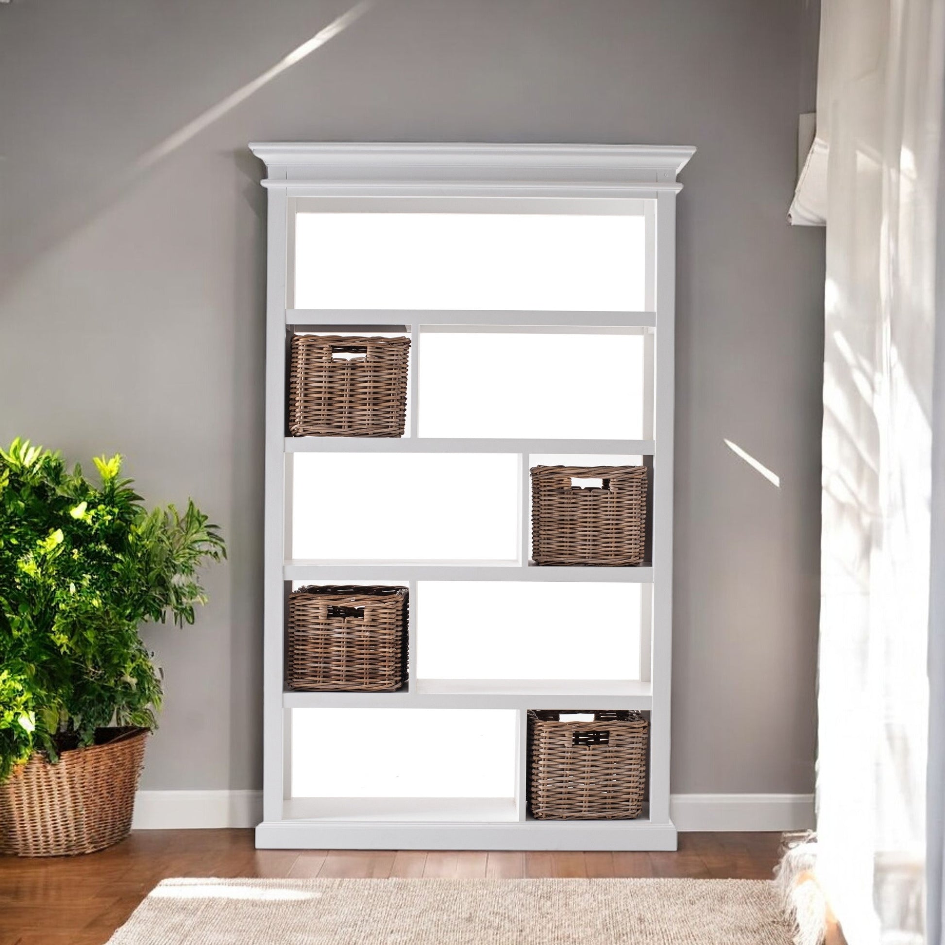 White Accent Cabinet By Homeroots | Cabinets | Modishstore - 2