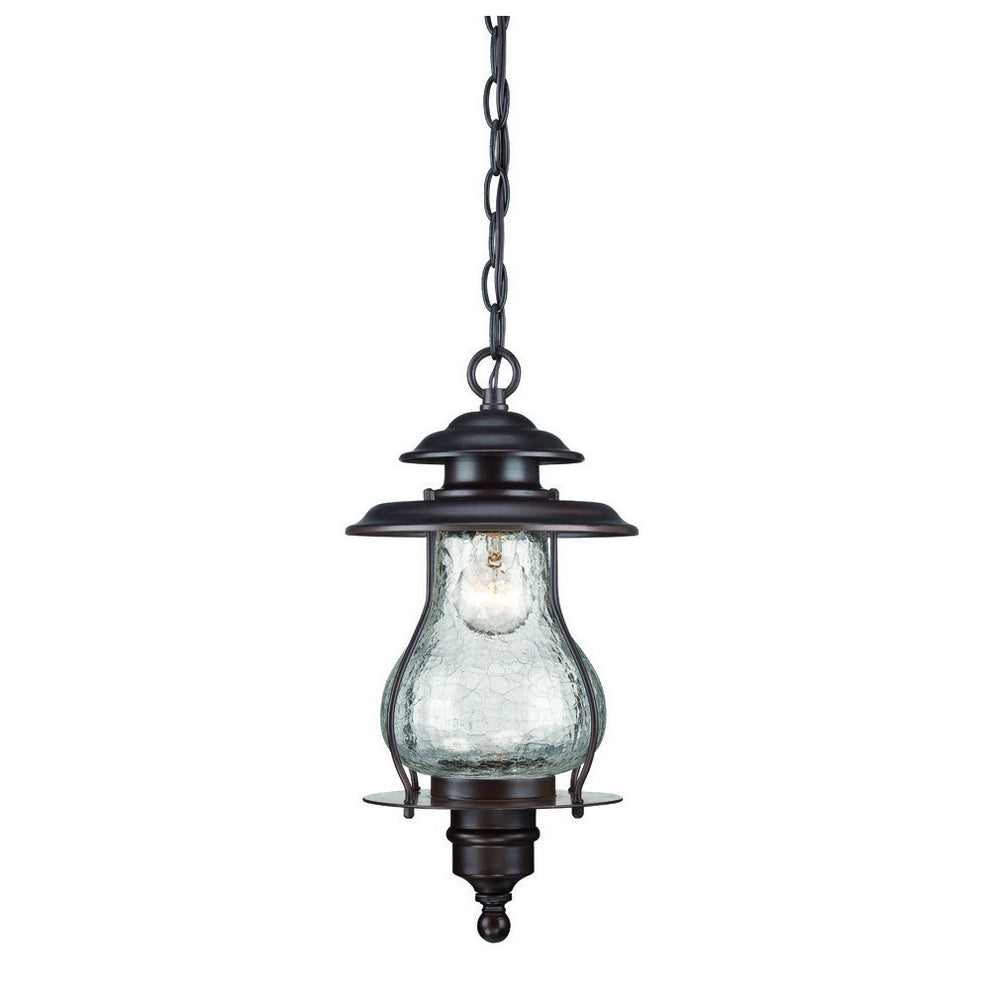 Antique Bronze Oil Lantern Hanging Light By Homeroots | Pendant Lamps | Modishstore - 3