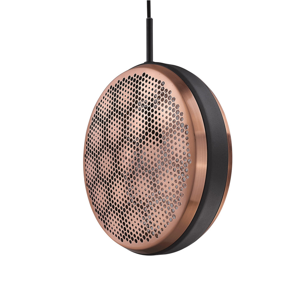 Tholos 1-Light Matte Black Pendant By Homeroots | Planters, Troughs & Cachepots | Modishstore - 4