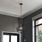 Hedron 1-Light Matte Black Pendant By Homeroots | Planters, Troughs & Cachepots | Modishstore - 6