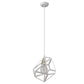 Hedron 1-Light White Pendant By Homeroots | Planters, Troughs & Cachepots | Modishstore - 1
