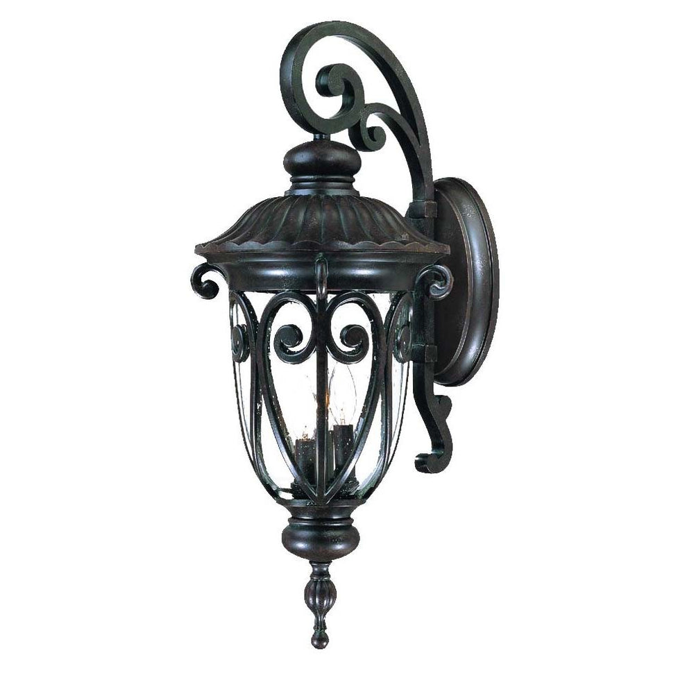 Naples 3-Light Marbelized Mahogany Wall Light By Homeroots | Wall Lamps | Modishstore - 2
