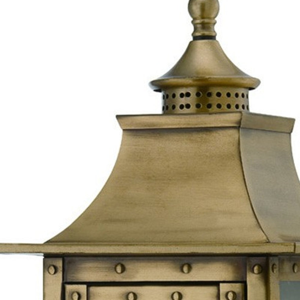 St. Charles 2-Light Aged Brass Wall Light By Homeroots | Wall Lamps | Modishstore - 4