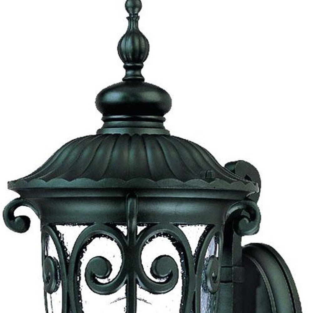 Naples 1-Light Matte Black Wall Light By Homeroots | Wall Lamps | Modishstore - 5