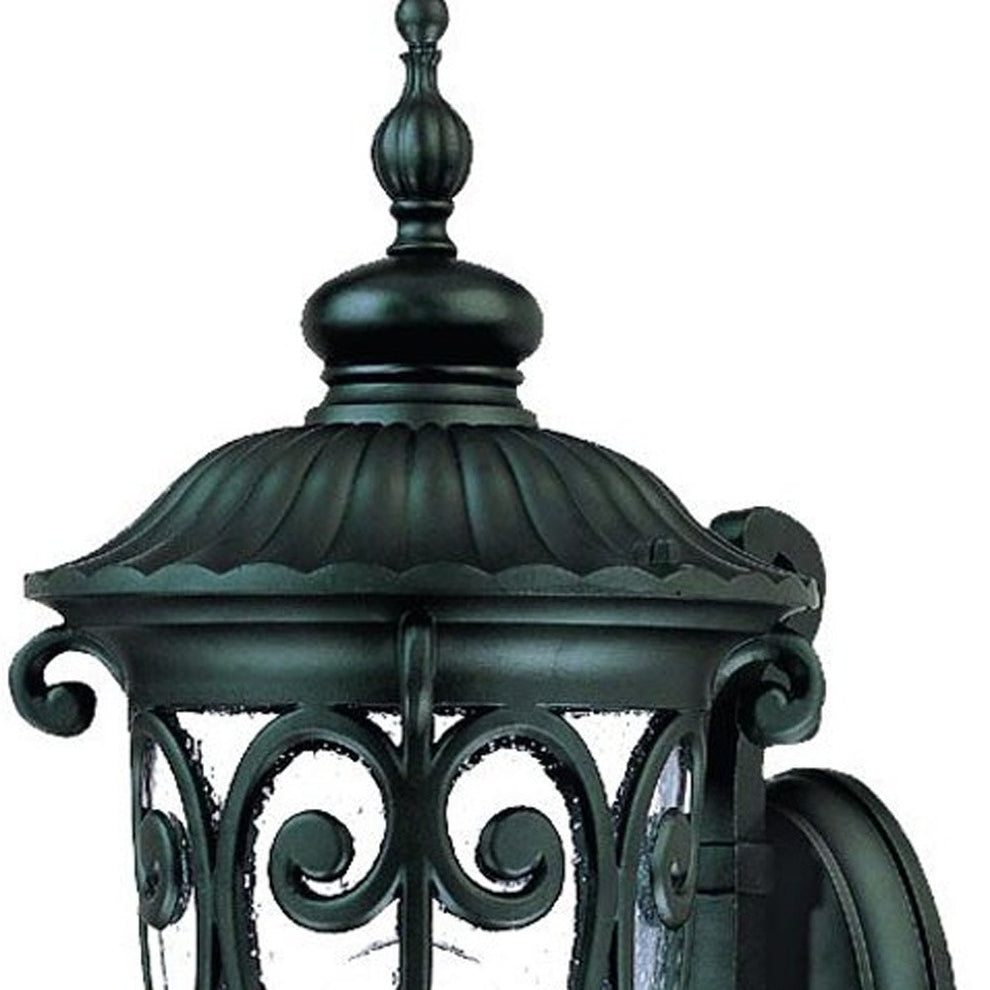 Naples 1-Light Matte Black Wall Light By Homeroots | Wall Lamps | Modishstore - 5