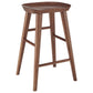 Brown Manufactured Wood Backless Counter Height Bar Chair By Homeroots | Bar Stools | Modishstore - 3