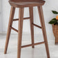 Brown Manufactured Wood Backless Counter Height Bar Chair By Homeroots | Bar Stools | Modishstore - 2