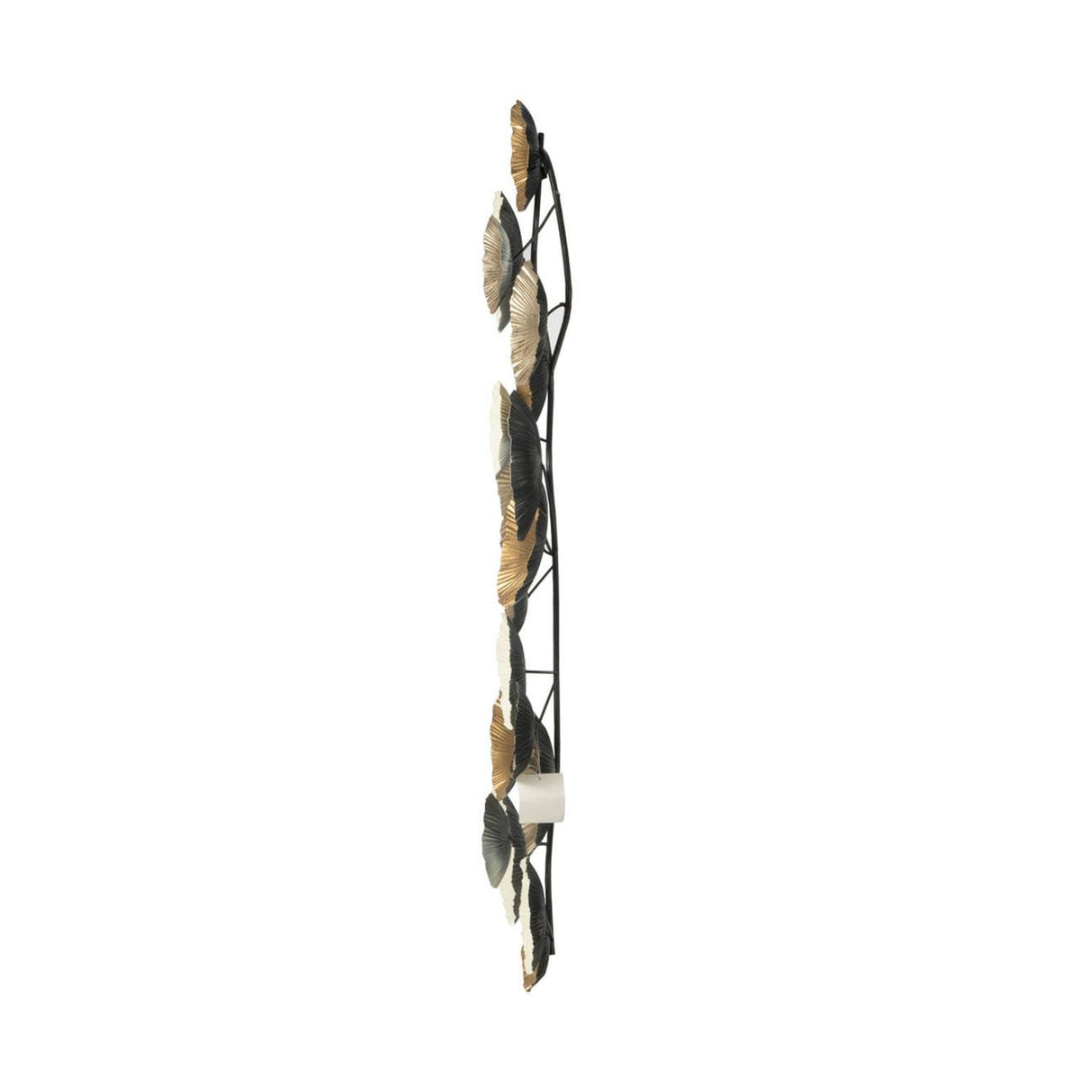 White Metal Novelty Hanging Dimensional Sculpture By Homeroots | Wall Decor | Modishstore - 3