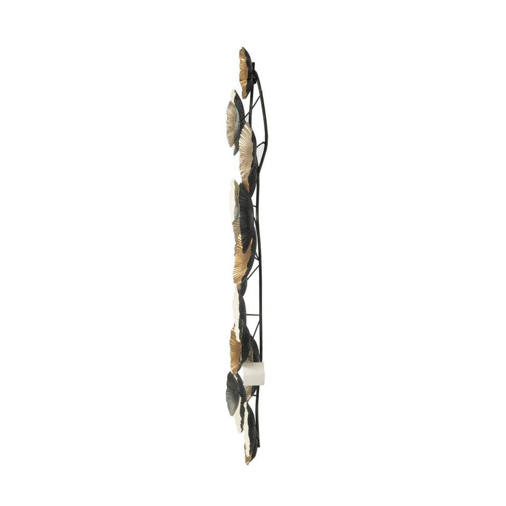 White Metal Novelty Hanging Dimensional Sculpture By Homeroots | Wall Decor | Modishstore - 3